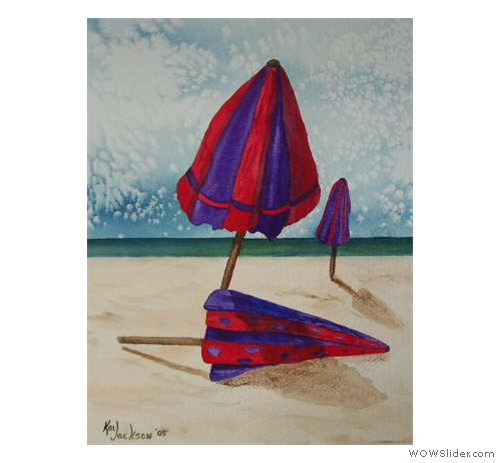 Umbrellas with Sand